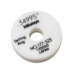 Mitotoyo, Ceramic Setting Ring - Series 177 - Accessories for Inside Micrometers, Holtest, and Dial Bore gages