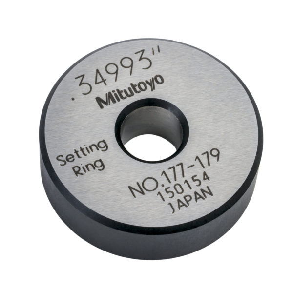 Mitotoyo, Setting Ring - Series 177 - Accessories for Inside Micrometers, Holtest, and Dial Bore gages