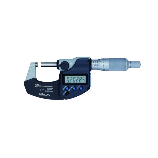 Mitotoyo, Coolant-proof Micrometer - Series 293 with Dust/Water Protection Conforming to IP65 Level