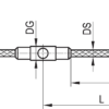 Renishaw, M3 180° 1/2 star stylus, Ø3 mm ruby ball, carbon fiber stem, ML 11 mm, for Zeiss applications, A-5555-3887