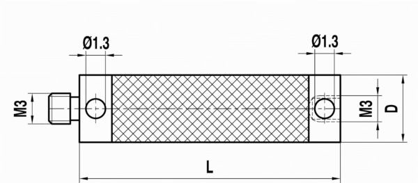 Renishaw, M3 carbon fiber stylus extension, L 100 mm, for Zeiss applications, A-5004-1859